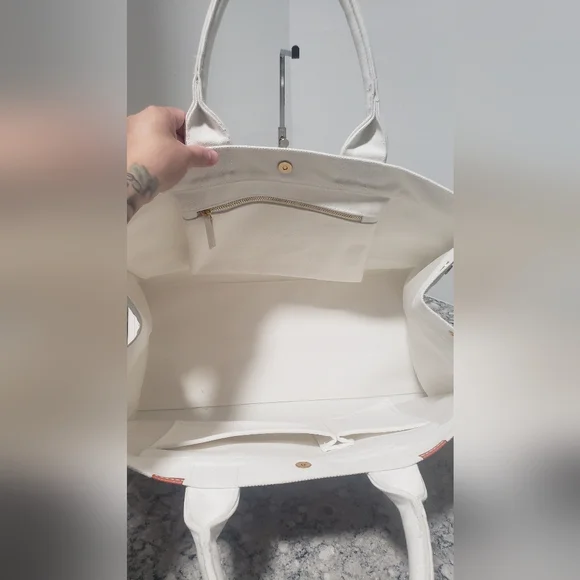 Hammitt Westwood Canvas Cognac Large Tote Bag - Picture 7 of 11